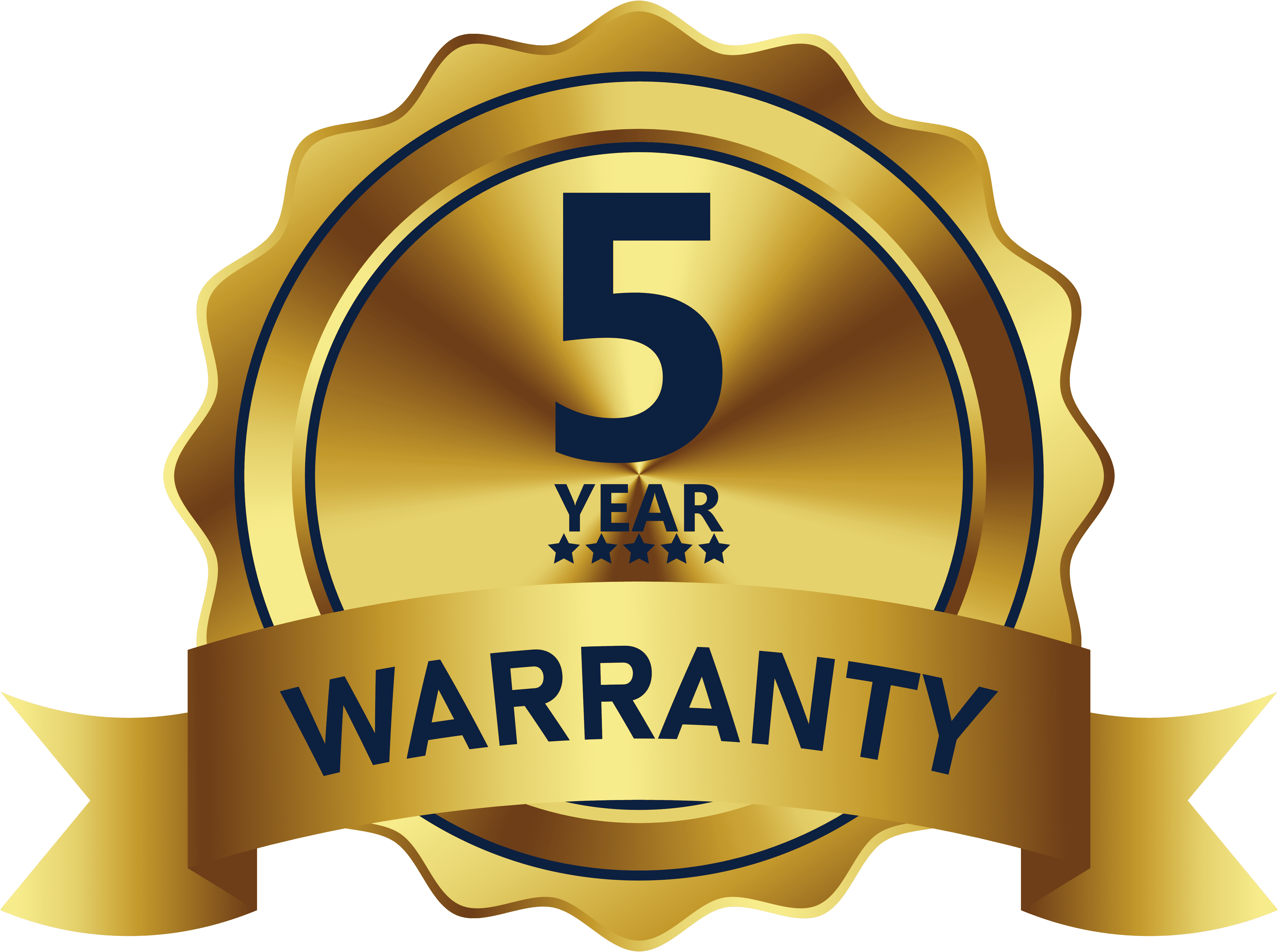 5 Years Warranty